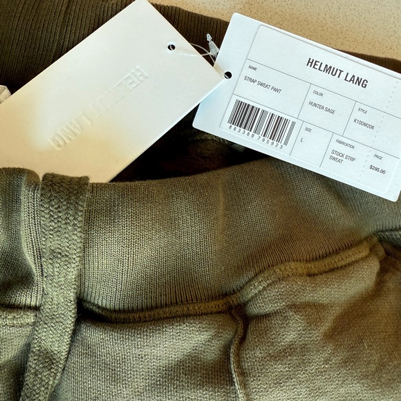 Helmut Lang - BRAND NEW - Strap Sweat Pants - Picture 2 of 11